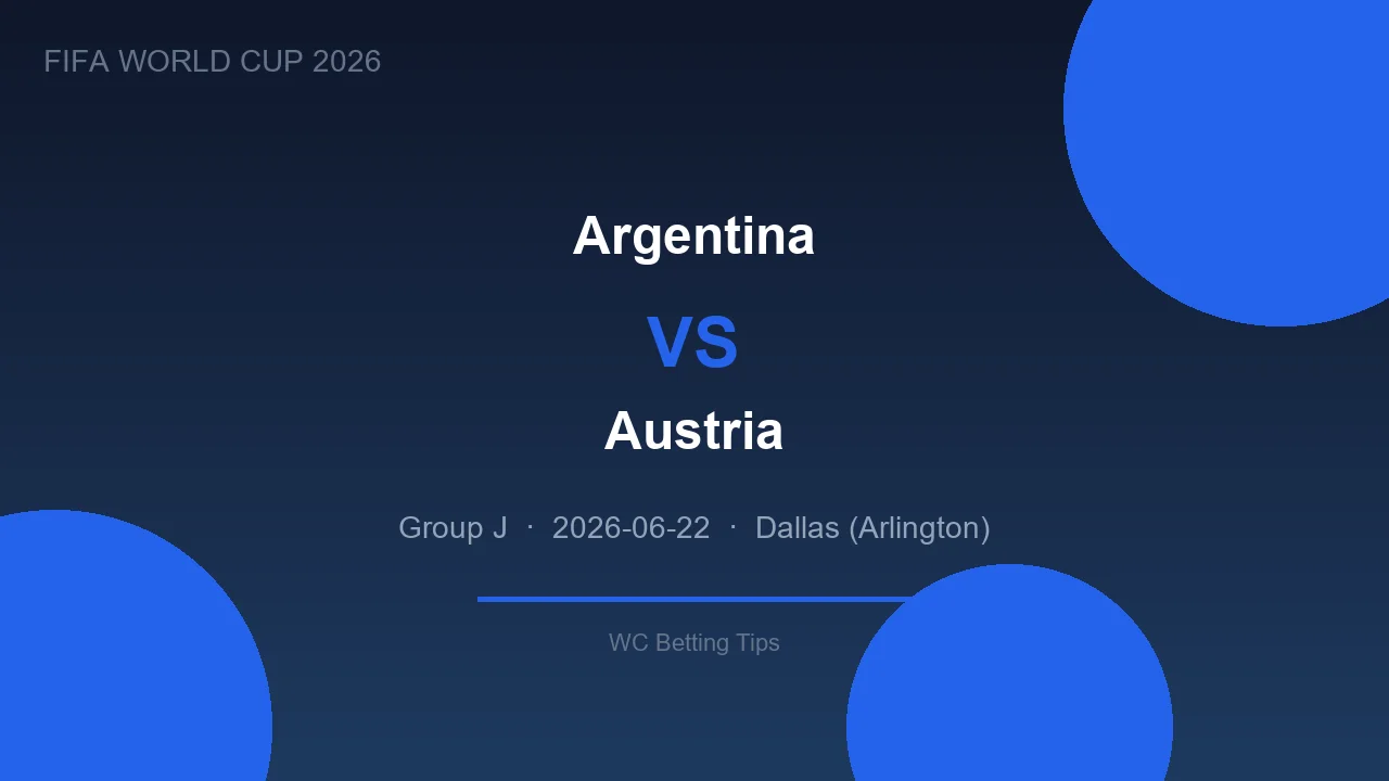Argentina vs Austria highlights - World Cup 2026