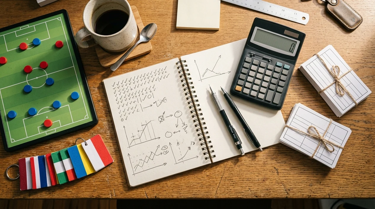 A betting comparison workspace shows notes, calculator, slips, and soccer planning tools.