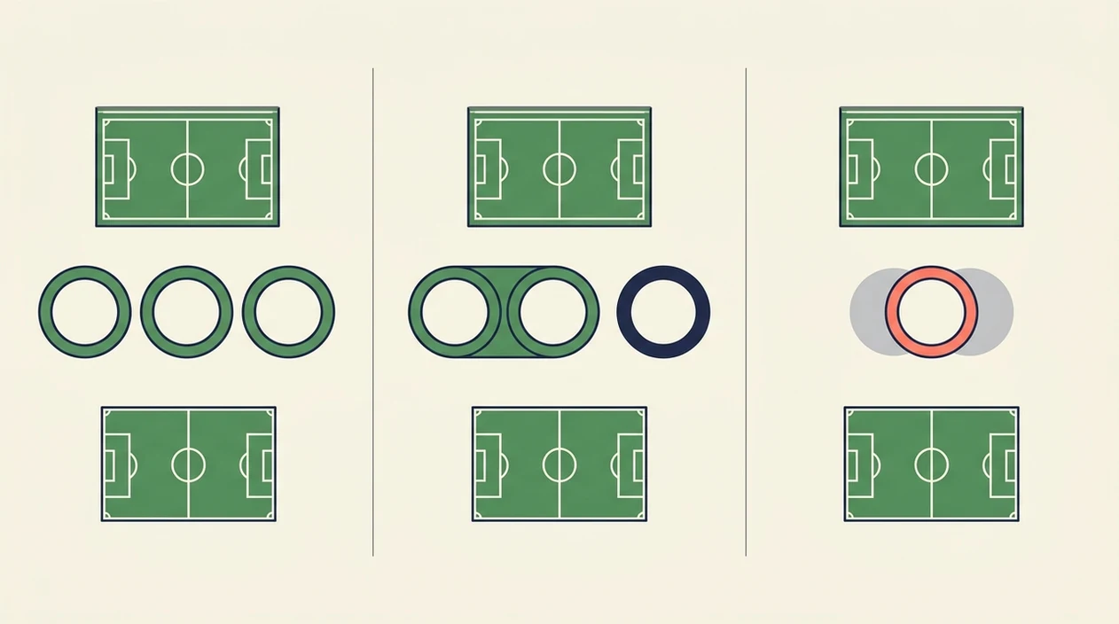 A minimalist diagram compares match winner, double chance, and draw no bet structures.