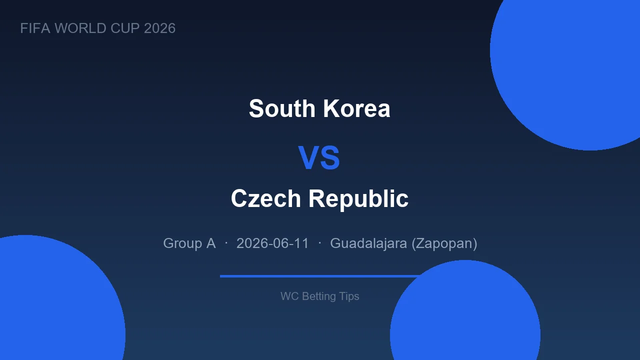 South Korea vs Czech Republic highlights - World Cup 2026