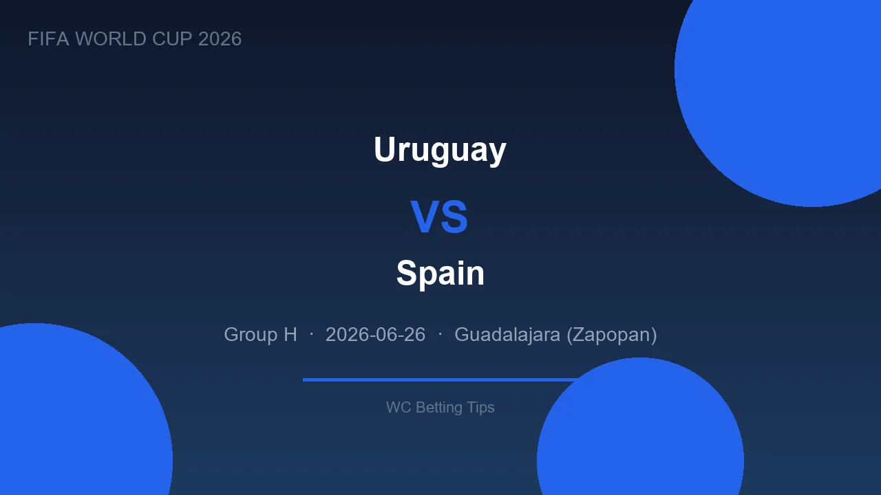 Uruguay vs Spain highlights - World Cup 2026